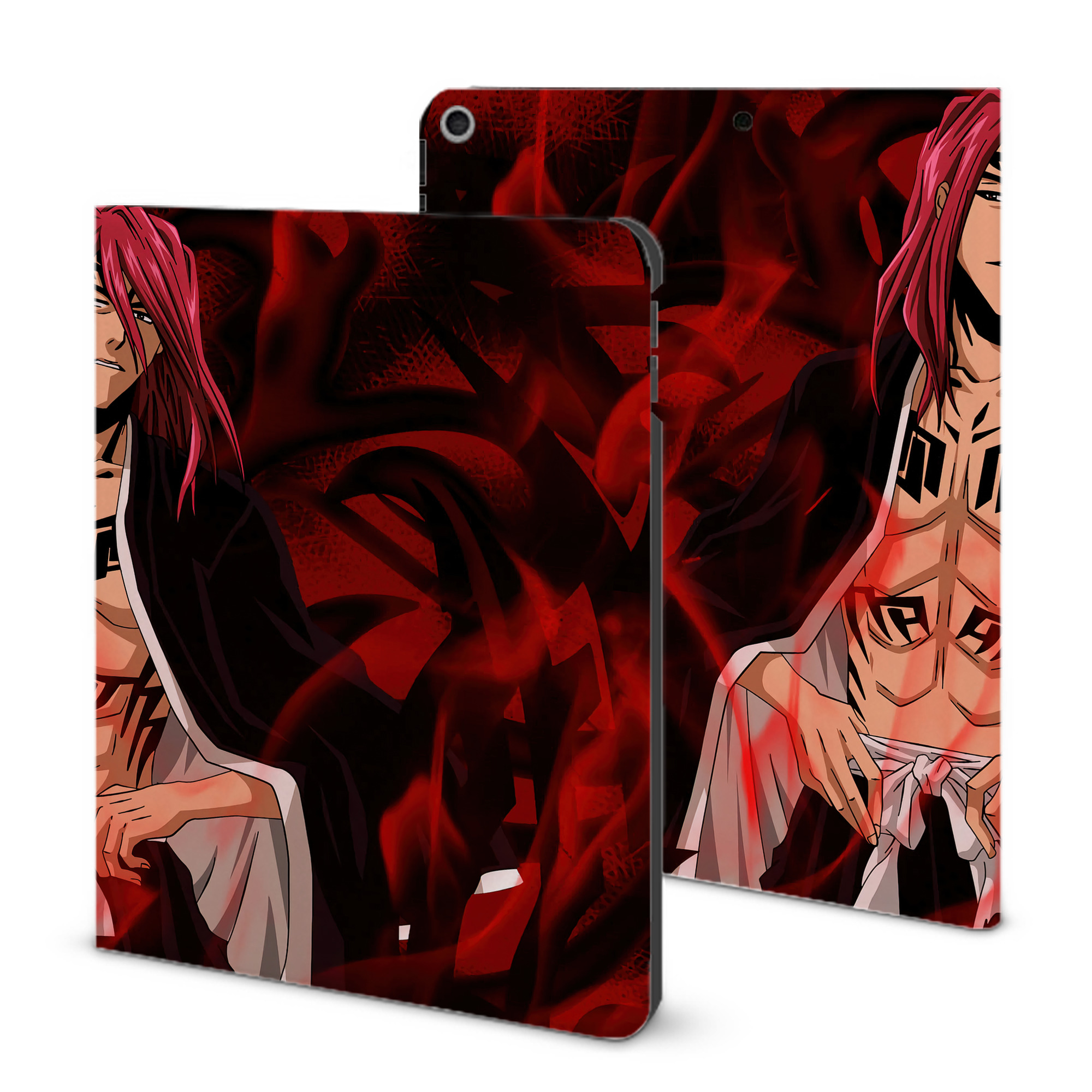 （画像用） ブリーチ BLEACH IPad ケース ブック型 PUレザー TPU 耐衝撃 軽量 薄型 ペン収納なし 全面保護 IPad 各モデル対応